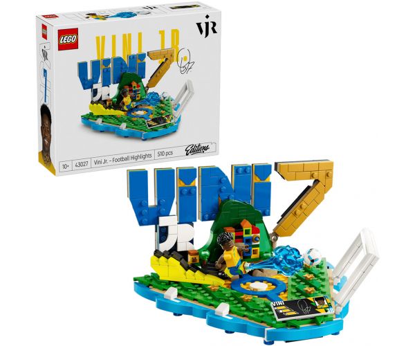 LEGO® Editions: Vini Jr. – Cele mai bune momente din fotbal (43027)