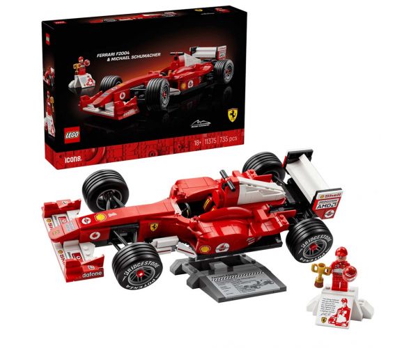 LEGO® Icons: Ferrari F2004 și Michael Schumacher (11375)