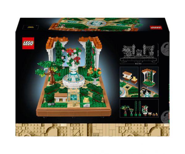LEGO® Icons: Kert szökőkutakkal (10359)