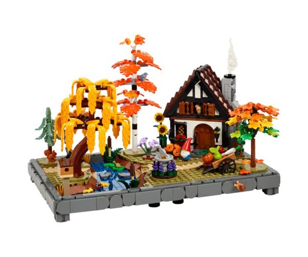 LEGO® Icons: Grădină de toamnă cu căsuță (11372)