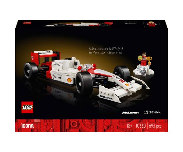 LEGO® Icons: McLaren MP4/4 și Ayrton Senna (10330)