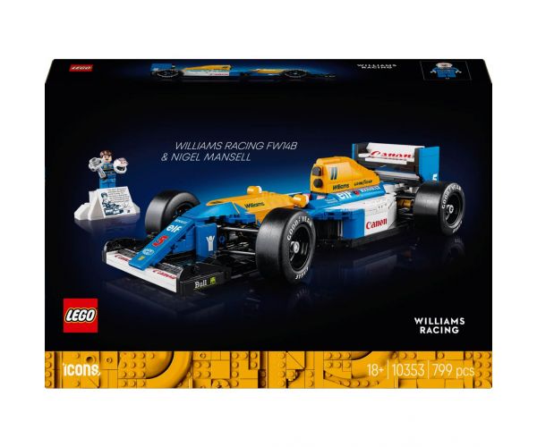 LEGO® Icons: Williams Racing FW14B și Nigel Mansell (10353)