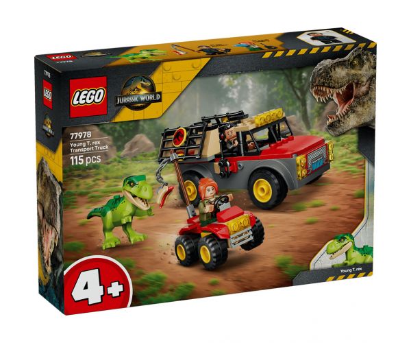 LEGO® Jurassic World™: Camion care transportă un pui de T-Rex (77978)