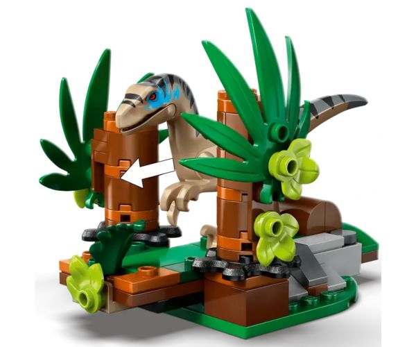 LEGO® Jurassic World: Evadarea cu vehiculul de teren de raptor (76972)