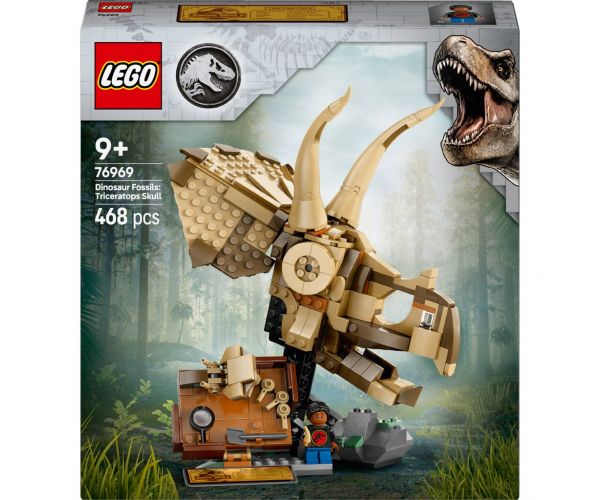LEGO® Jurassic World: Fosile de dinozaur - Craniu de Triceratops (76959)