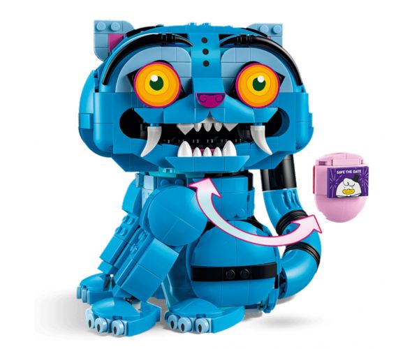 LEGO® KPop Demon Hunters™: Tigrul Derpy și pasărea Sussie (72537)