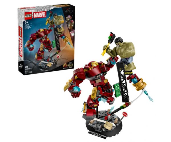 LEGO® Marvel: Lupta uriașă dintre Hulkbuster și Hulk (76343)