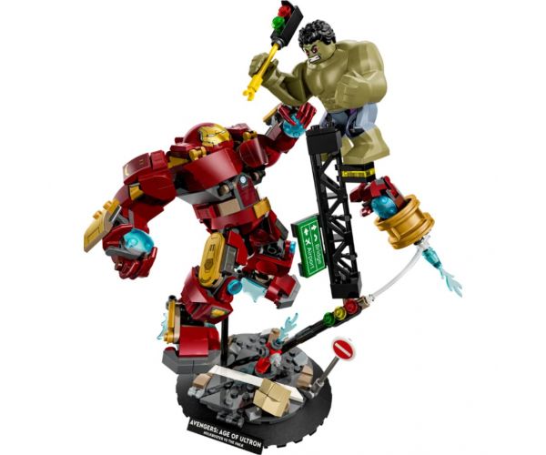 LEGO® Marvel: Lupta uriașă dintre Hulkbuster și Hulk (76343)