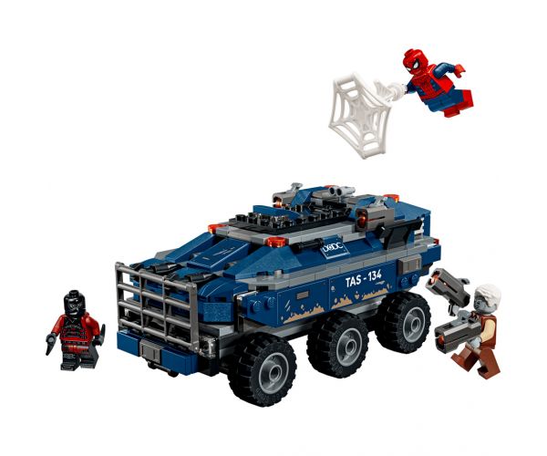 LEGO® Marvel: Omul-Păianjen: Urmărirea transportului de deținuți (76349)