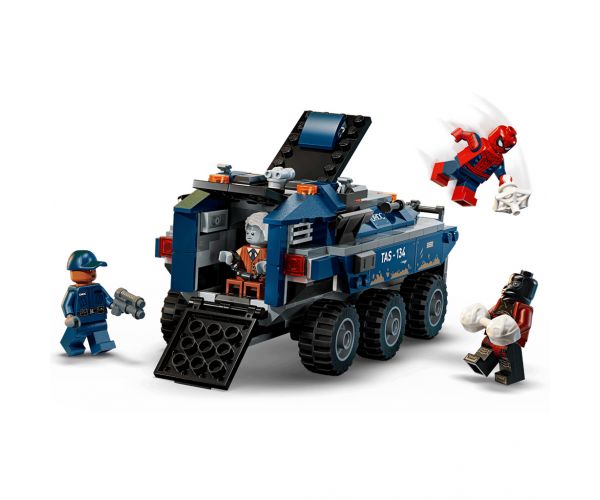 LEGO® Marvel: Omul-Păianjen: Urmărirea transportului de deținuți (76349)