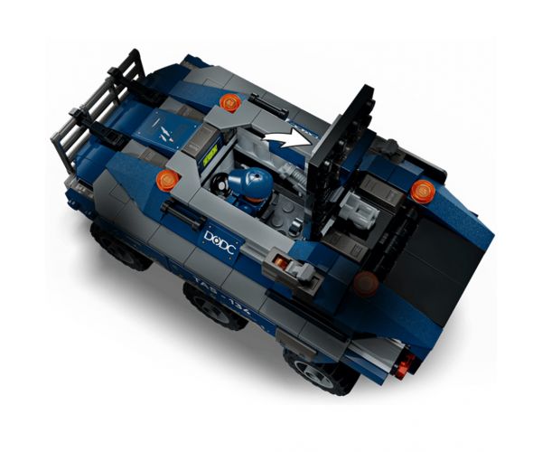 LEGO® Marvel: Omul-Păianjen: Urmărirea transportului de deținuți (76349)