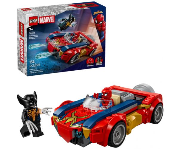LEGO® Marvel: Omul-Păianjen împotriva lui Wolverine venomat (76336)