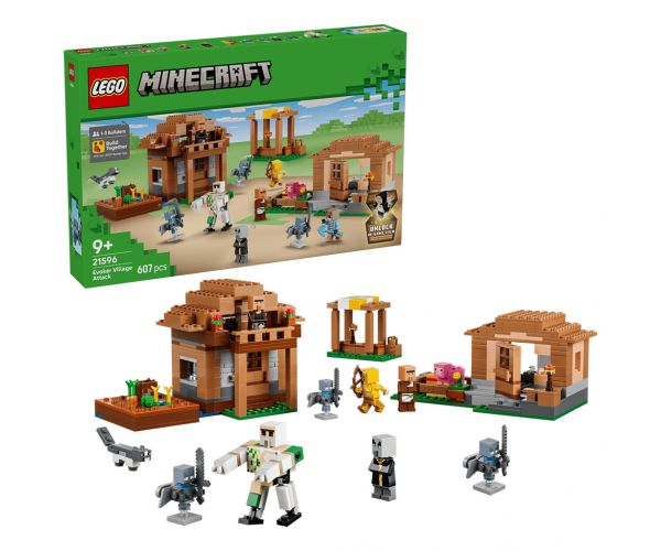 LEGO® Minecraft: Atacul invocatorului în sat (21596)