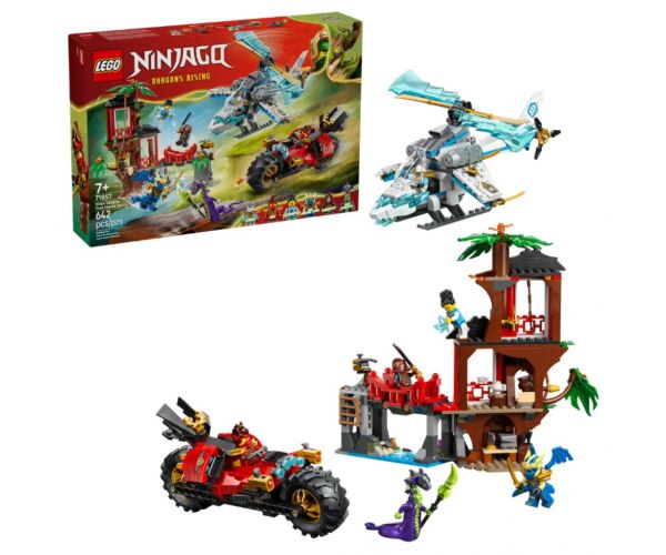 LEGO® Ninjago: Bătălia vehiculelor ninja la casa din copac (71857)