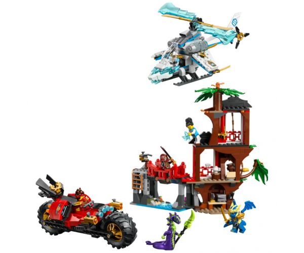 LEGO® Ninjago: Bătălia vehiculelor ninja la casa din copac (71857)