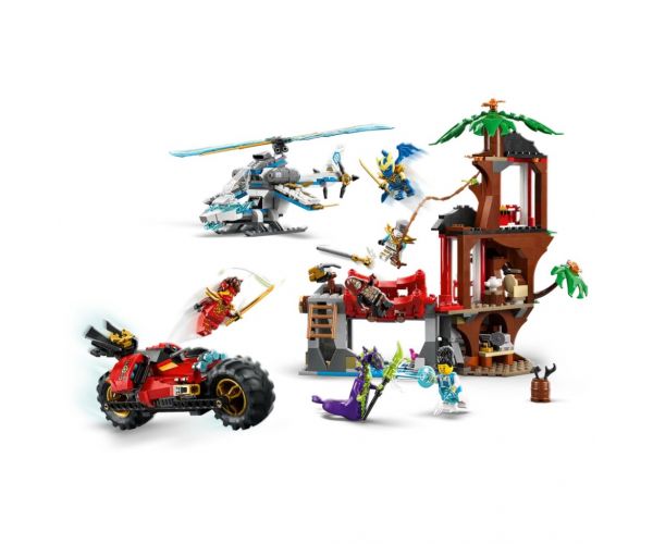 LEGO® Ninjago: Bătălia vehiculelor ninja la casa din copac (71857)