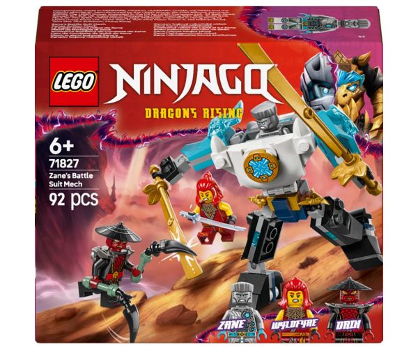 LEGO® Ninjago: Costumul de luptă al robotului Zane (71827)