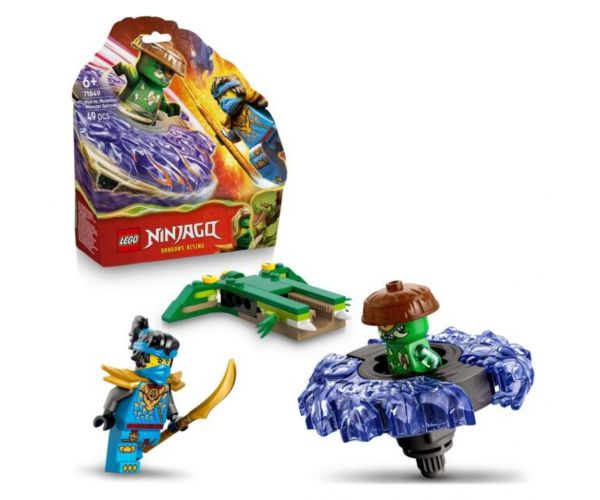 LEGO® Ninjago: Nya împotriva titirezului unui monstru mutant (71849)