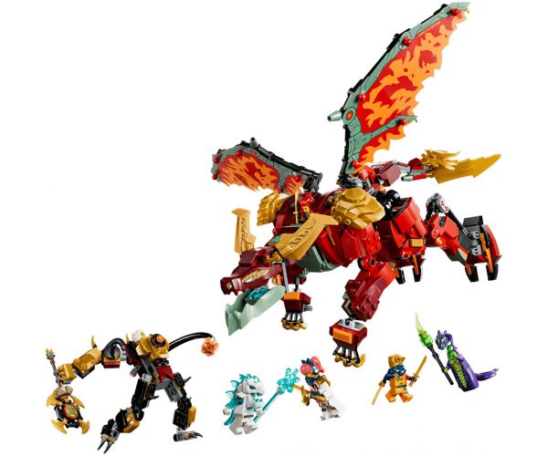 LEGO® Ninjago: Robotul-dragon transformabil al lui Wyldfyre (71868)