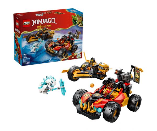 LEGO® Ninjago: vehiculele combinabile ale lui Kai și Cole (71864)