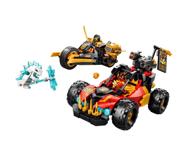 LEGO® Ninjago: vehiculele combinabile ale lui Kai și Cole (71864)