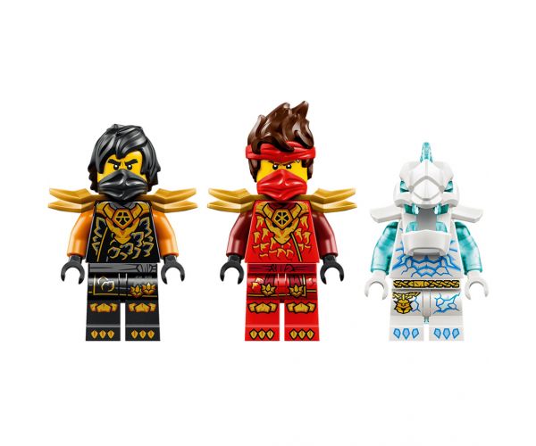 LEGO® Ninjago: vehiculele combinabile ale lui Kai și Cole (71864)