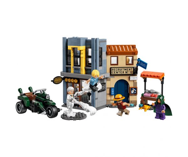 LEGO® One Piece: Confruntarea cu căpitanul Smoker (75642)
