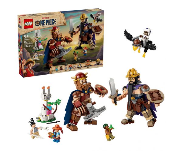 LEGO® One Piece: Dorry vs. Brogy – Uriașii Grădinii Mici (75644)