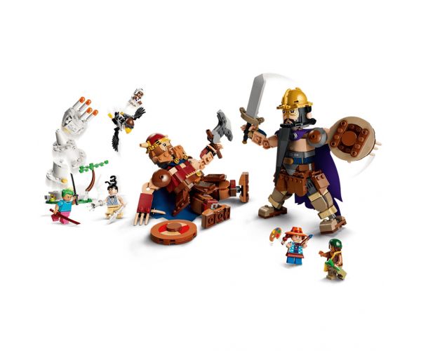 LEGO® One Piece: Dorry vs. Brogy – Uriașii Grădinii Mici (75644)