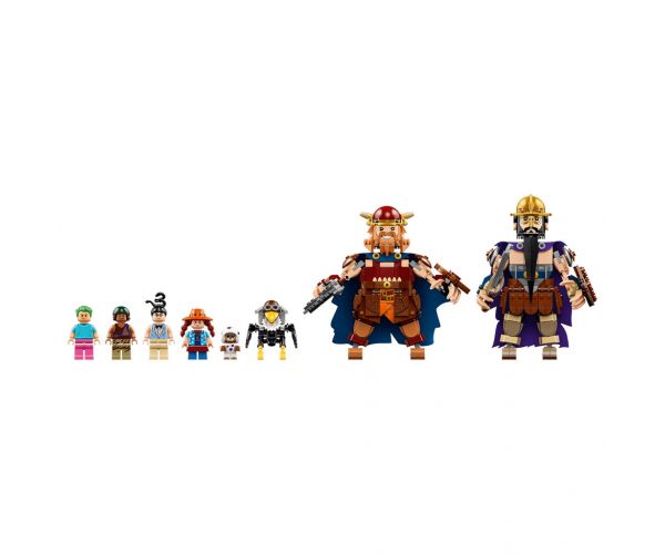 LEGO® One Piece: Dorry vs. Brogy – Uriașii Grădinii Mici (75644)