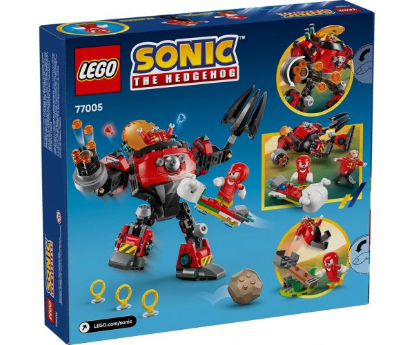 LEGO® Sonic the Hedgehog™: Knuckles vs. Dr. Eggman - Robotul Egg Crusher (77005)