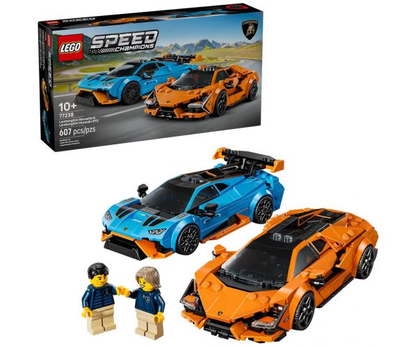 LEGO® Speed Champions: Lamborghini Revuelto și Huracán STO (77238)