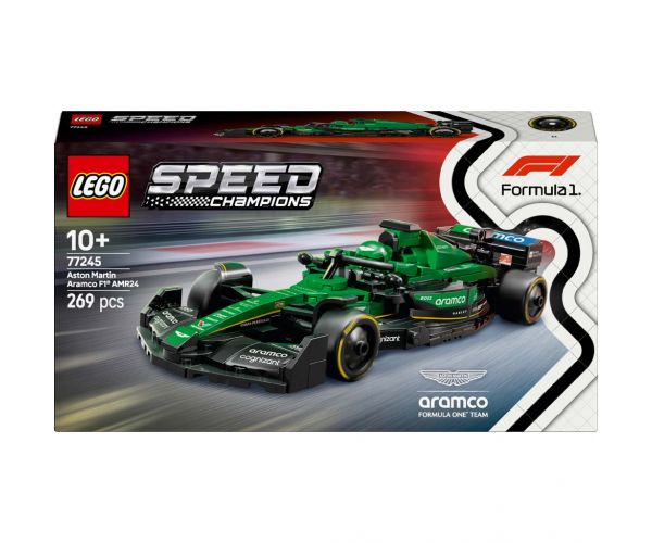 LEGO® Speed Champions: Mașina de curse Aston Martin Aramco F1® AMR24 (77245)