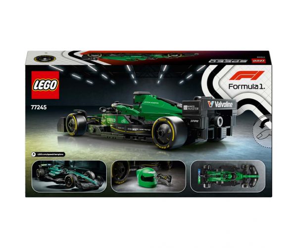 LEGO® Speed Champions: Mașina de curse Aston Martin Aramco F1® AMR24 (77245)