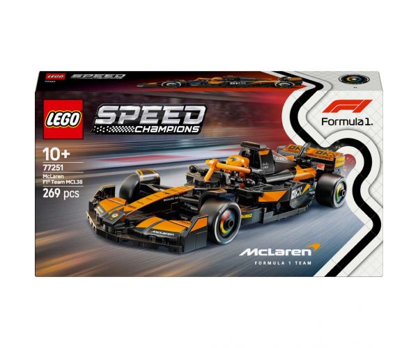 LEGO® Speed Champions: Mașina de curse McLaren F1® Team MCL38 (77251)