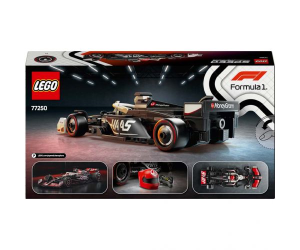 LEGO® Speed Champions: Mașina de curse MoneyGram Haas F1® Team VF-24 (77250)