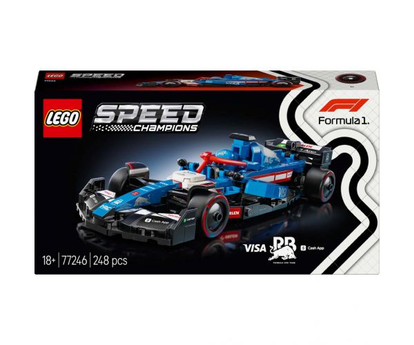 LEGO® Speed Champions: Visa Cash App RB VCARB 01 F1® mașină de curse (77246)