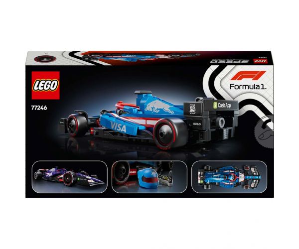 LEGO® Speed Champions: Visa Cash App RB VCARB 01 F1® mașină de curse (77246)