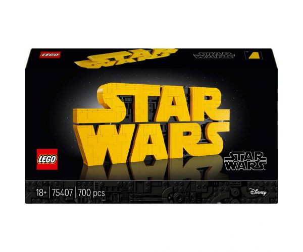 LEGO® Star Wars™: Logo-ul Star Wars™ construit din cărămizi (75407)