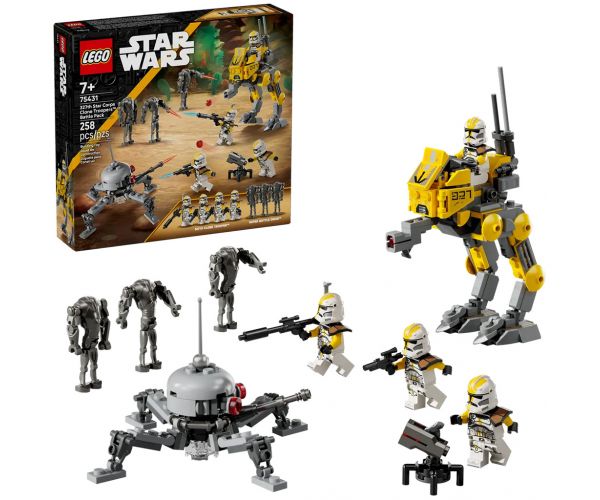 LEGO® Star Wars™: Pachet de luptă cu soldați clonați 327 (75431)