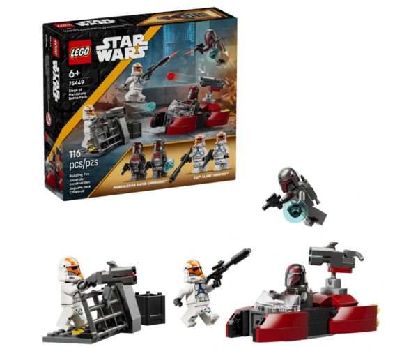 LEGO® Star Wars™: Set de luptă Asediul Mandalorei (75449)