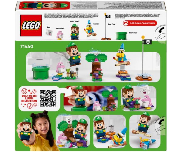 LEGO® Super Mario™: Kalandok az interaktív Luigi figurával (71440)