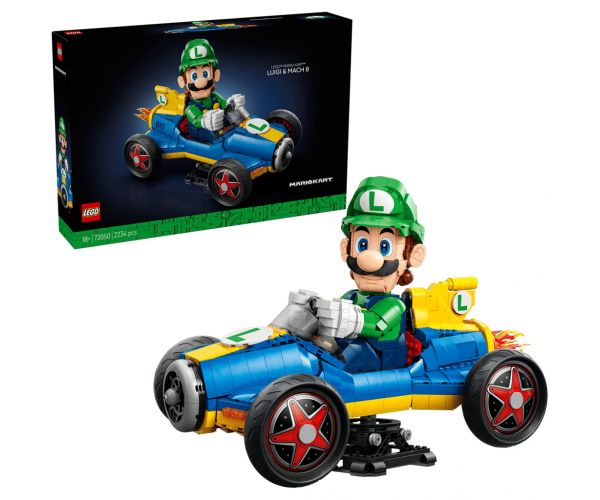 LEGO® Super Mario™: Mario Kart™ – Luigi și Mach 8 (720509