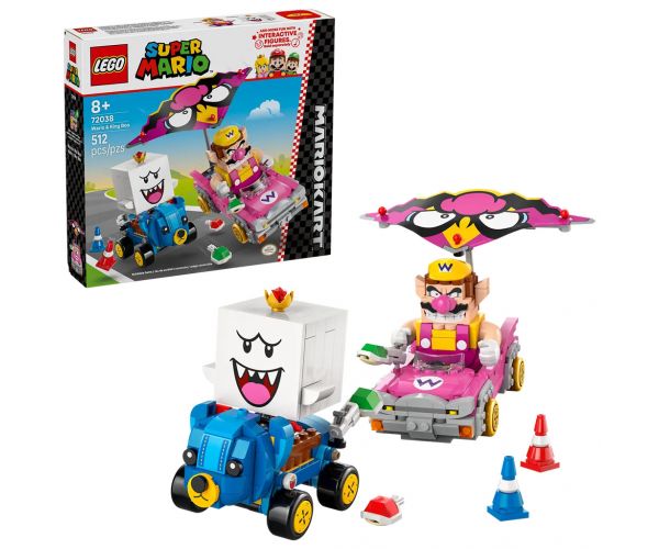 LEGO® Super Mario™: Mario Kart™ – Wario și King Boo (72038)