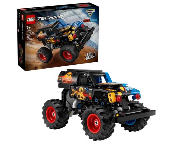 LEGO® Technic: Monster Jam™ Grave Digger™ foc și gheață (42219)