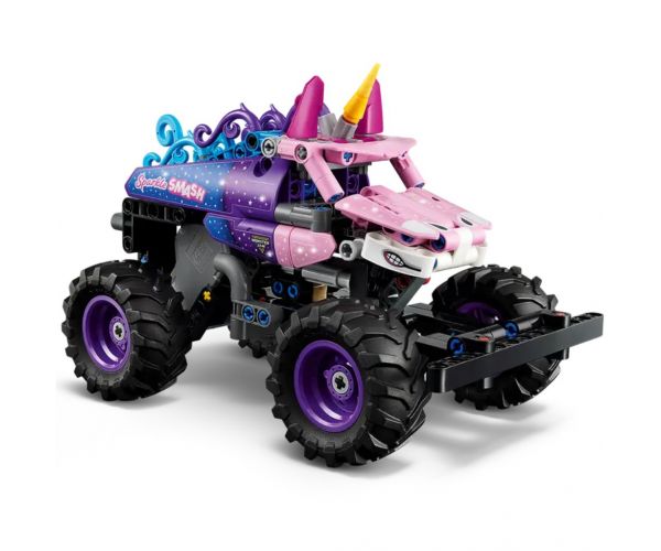 LEGO® Technic: Monster Jam™ Sparkle Smash™ - cu mecanism pull-back (42220)