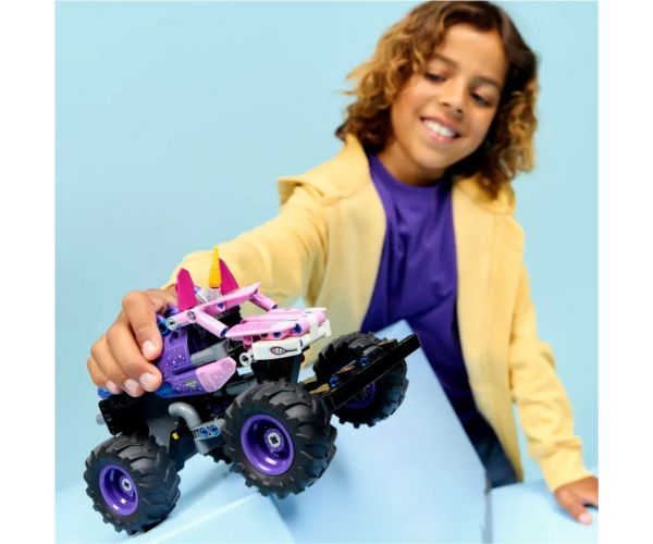 LEGO® Technic: Monster Jam™ Sparkle Smash™ - cu mecanism pull-back (42220)