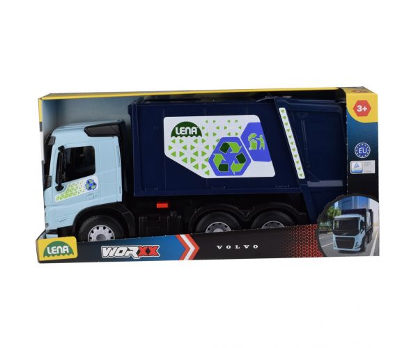 LENA: Mașină de gunoi Worxx Volvo FMX cu benă, 54 cm