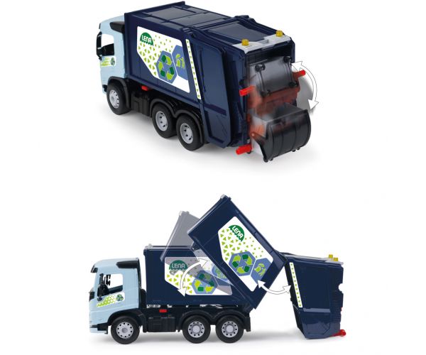 LENA: Mașină de gunoi Worxx Volvo FMX cu benă, 54 cm