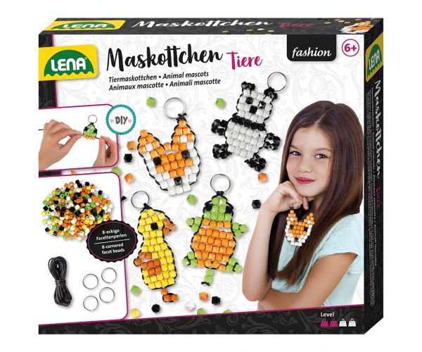 LENA: Set de confecționat brelocuri DIY cu mărgele parfumate